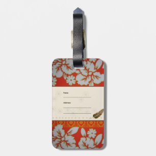 ÉTIQUETTE À BAGAGE COLLECTION D'HAWAÏ ALOHA
