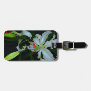 Étiquette À Bagage Collection Fleurs et Laiton Design Irlandais