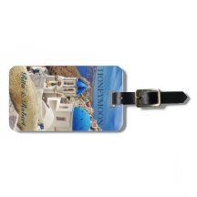 Collection/Grèce d'étiquette de bagage de voyage