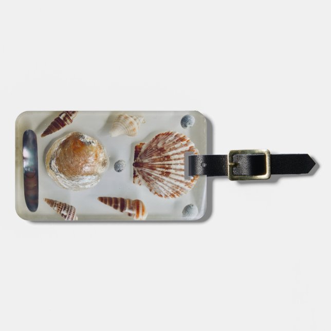 Étiquette À Bagage Collection Shell Beach (Devant horizontal)