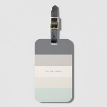 Colorblock Horizontale Gris et Beige Monogramme