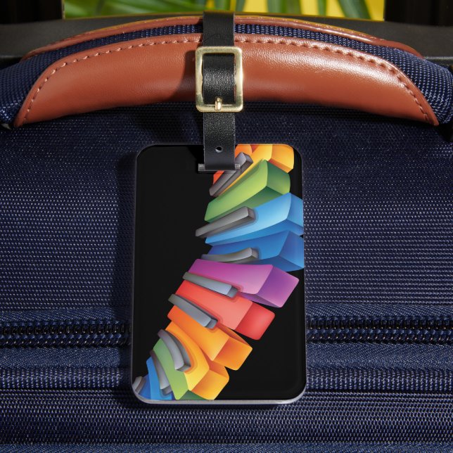 Étiquette À Bagage Colorful (Insitu Rectoal 2)