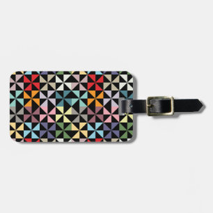 Étiquette À Bagage Colorful
