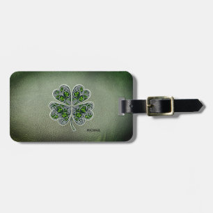Étiquette À Bagage Colover Trèfle Shamrock Jour de la Saint-Patrick C