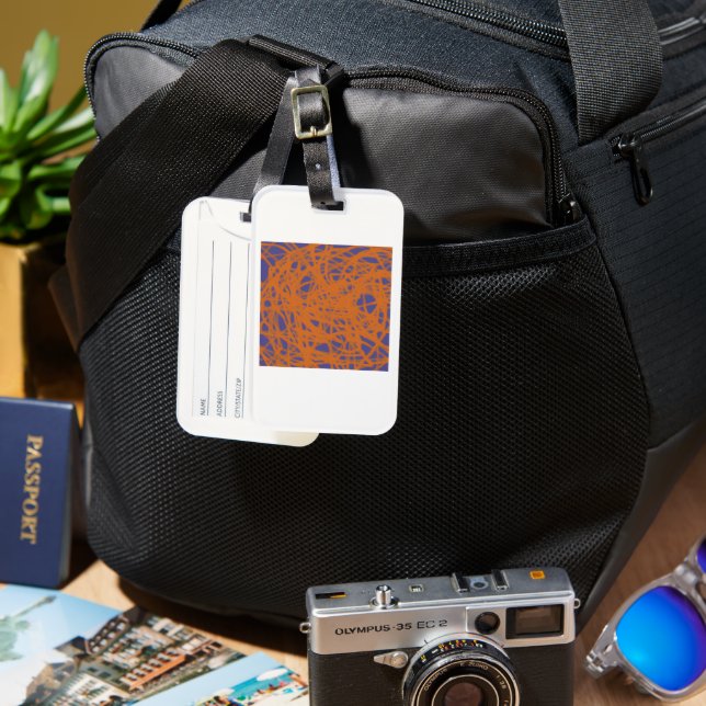 Étiquette À Bagage Con Con Con (Recto & Verso)