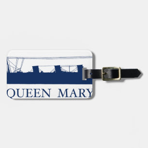 Étiquette À Bagage Conception 1936 bleue de Queen Mary 2