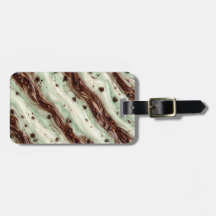 Conception de marbre Milkshake Menthe Chocolat