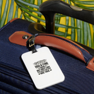 Étiquette À Bagage Conception de typographie de citation d'amant de c