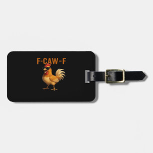 Étiquette À Bagage Conception esthétique classique de poulet F-Caw-F