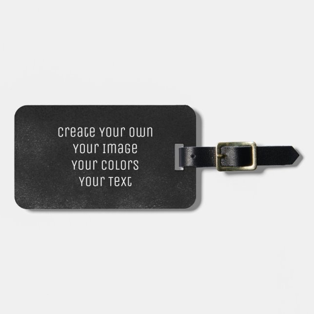 Étiquette À Bagage Concevez votre façon - Créez votre propre (Devant horizontal)
