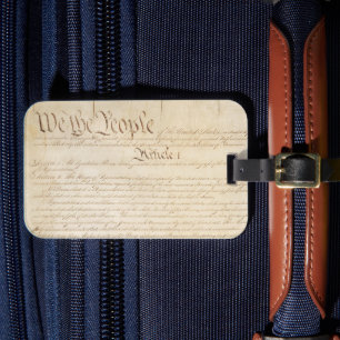 Étiquette À Bagage Constitution des États-Unis, Nous le peuple