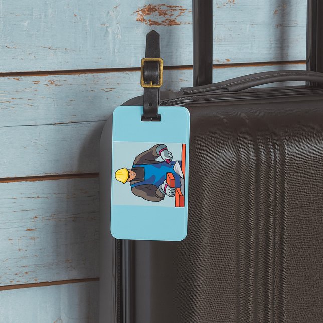 Étiquette À Bagage Constructeur de Casquette dur pour ouvrier de cons (Créateur téléchargé)
