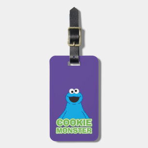 Étiquette À Bagage Cookie Monster Character Art