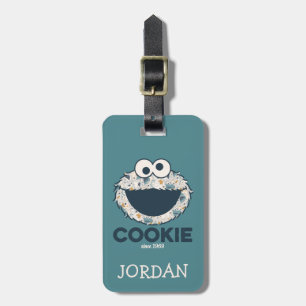 Étiquette À Bagage Cookie Monster Cookie depuis 1969