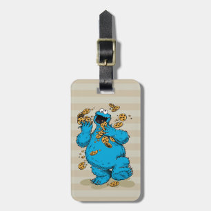 Étiquette À Bagage Cookie Monster Crazy Cookies