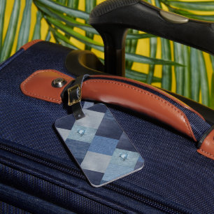 Étiquette À Bagage Cool Denim