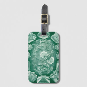 Étiquette À Bagage Coques et poissons de Teleostei vintages par Ernst