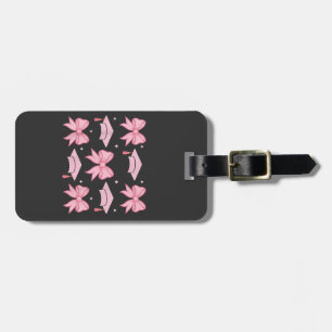 Étiquette À Bagage Coquette Bow Graduation Palette rose 2025