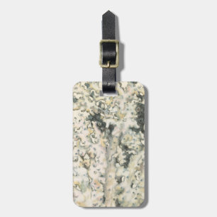 Étiquette À Bagage Corail d'aquarelle antique