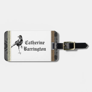 Étiquette À Bagage Corneille noire
