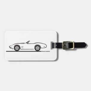 Étiquette À Bagage Corvette convertible 1974-1977