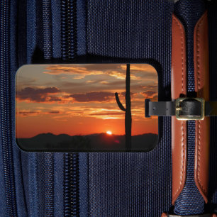 Étiquette À Bagage Coucher de soleil de l'Arizona