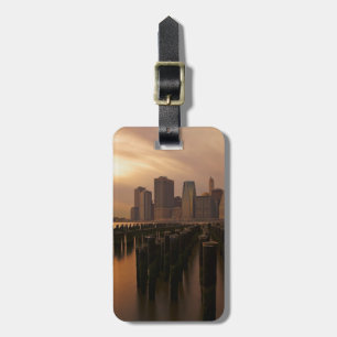 Étiquette À Bagage Coucher de soleil pendant les cieux orageux de l'E