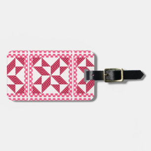 Étiquette À Bagage Couette Pois rose