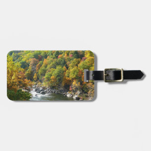 Étiquette À Bagage Couleur d'automne dans le parc d'état d'Ohiopyle