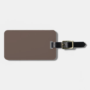 Étiquette À Bagage Couleur unie clair moyen taupe pastel brun