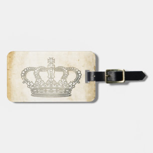 Étiquette À Bagage Couronne vintage