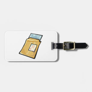 Étiquette À Bagage Courrier électronique numérique et lettre d'inform