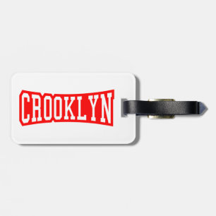 ÉTIQUETTE À BAGAGE CROOKLYN, NYC