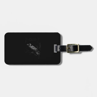 Étiquette À Bagage Crow, F-Caw-F Bird Retro Classic