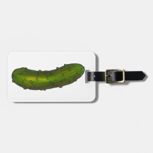Étiquette À Bagage Crunchy Green Kosher Deli Dill Picket Foie