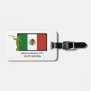 ÉTIQUETTE À BAGAGE CTR DU SUD LDS DE MISSION DU MEXIQUE MEXICO