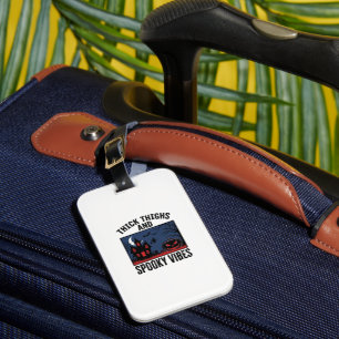 Étiquette À Bagage Cuisses Épaisses Et Vibrations Sombres Chemise Hal