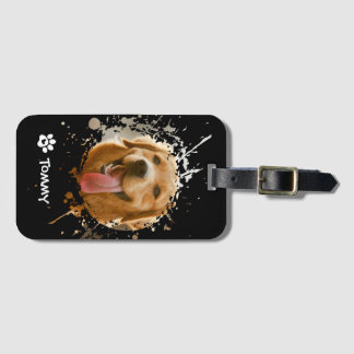 Étiquette À Bagage Custom Pet Photo & Name Luggage Tag – Travel Gift