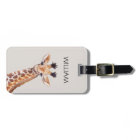 Cute Baby Giraffe Nom personnalisé