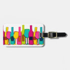 Cute colorful wine bottles pattern wine bag