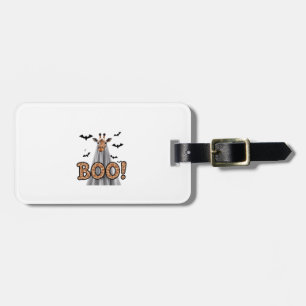Étiquette À Bagage Cute Giraffe Boo Halloween Costume amusant Zoo Lov