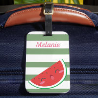 Cute Kawaii Watermelon and Stripes Personnalisé