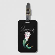 Cute Kitten Purrmaid - Fun Mermaid Design de chat