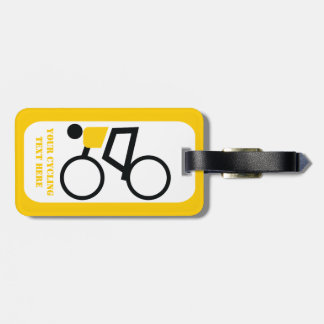 Étiquette À Bagage Cycliste à vélo sur mesure