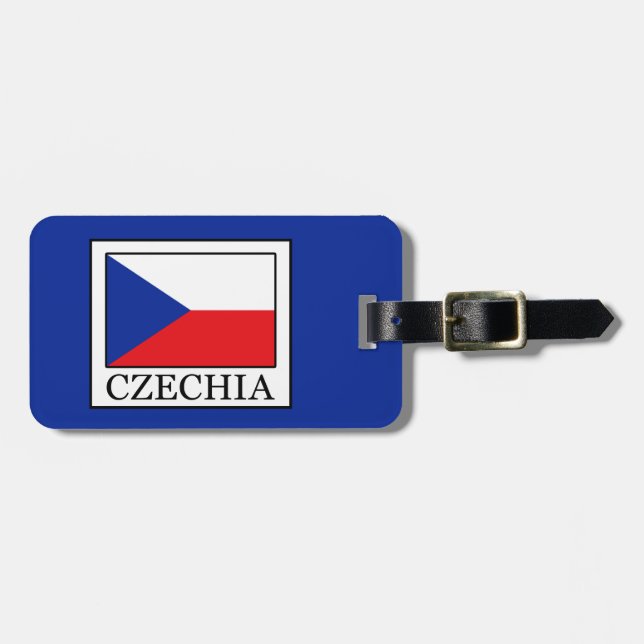 Étiquette À Bagage Czechia (Devant horizontal)