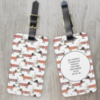 Dachshund Saucisse Chien Motif Nom personnalisé