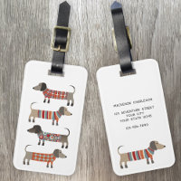 Dachshund Saucisse Chien Nom Personnalisé