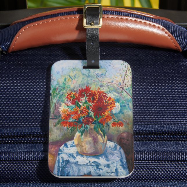 Étiquette À Bagage Dahlias, Saint-Tropez | Henri Manguin (Insitu Rectoal 2)
