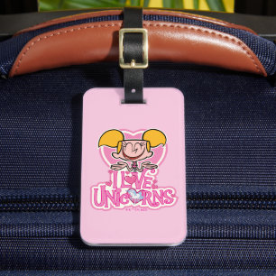 Étiquette À Bagage Dee Dee - I Love Unicorns