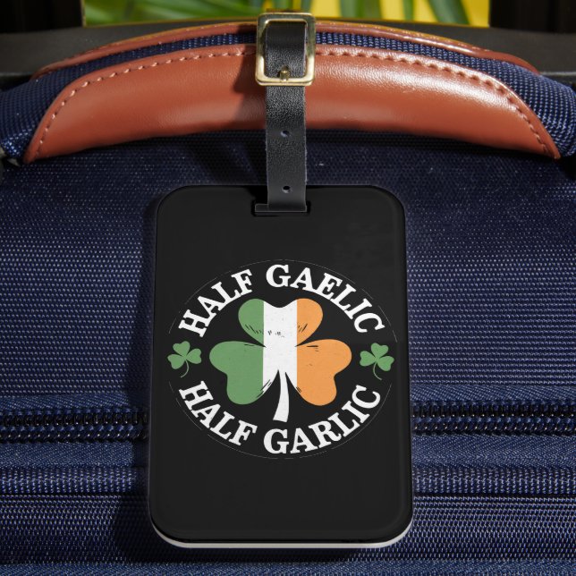 Étiquette À Bagage Demi-gaélique demi-ail irlandais italien St. Patri (Insitu Rectoal 2)